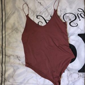 Gaze Brand Mauve Bodysuit